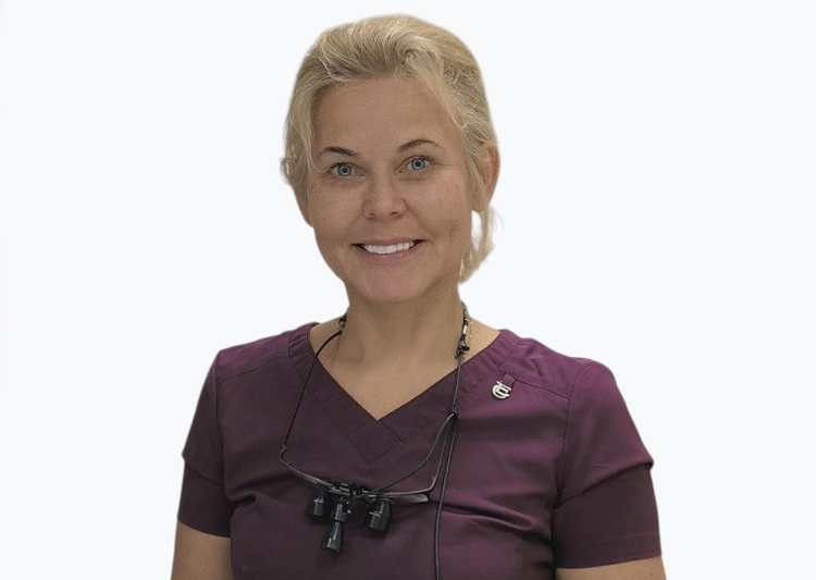 Коронка из диоксид циркония (на своем зубе)